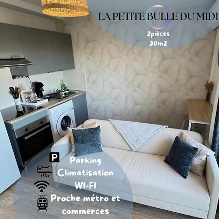 Small Bubble In Toulouse, France T2-parking-1kmmetro-wifi-cosy Ramonville-Saint-Agne